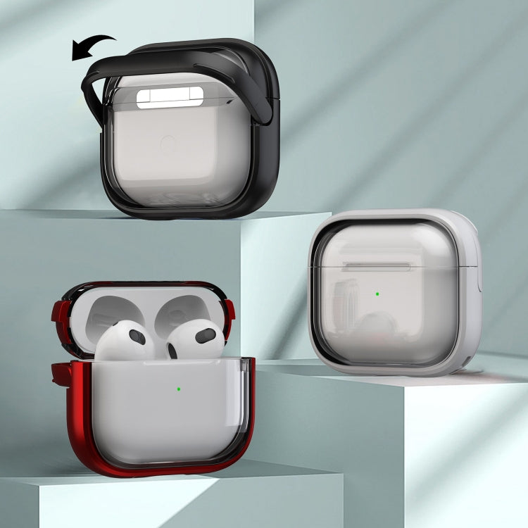 For AirPods Pro 2 TPU Hybrid PC Case with Holder(Pink) by buy2fix