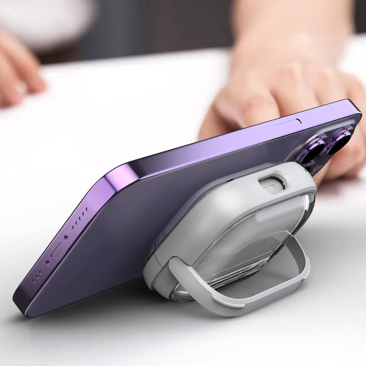 For AirPods Pro 2 TPU Hybrid PC Case with Holder(Pink) by buy2fix