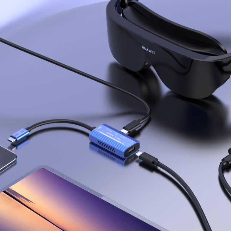 V278A 4K 60HZ USB-C/Type-C to Dual USB-C/Type-C Video Adapter Cable by buy2fix