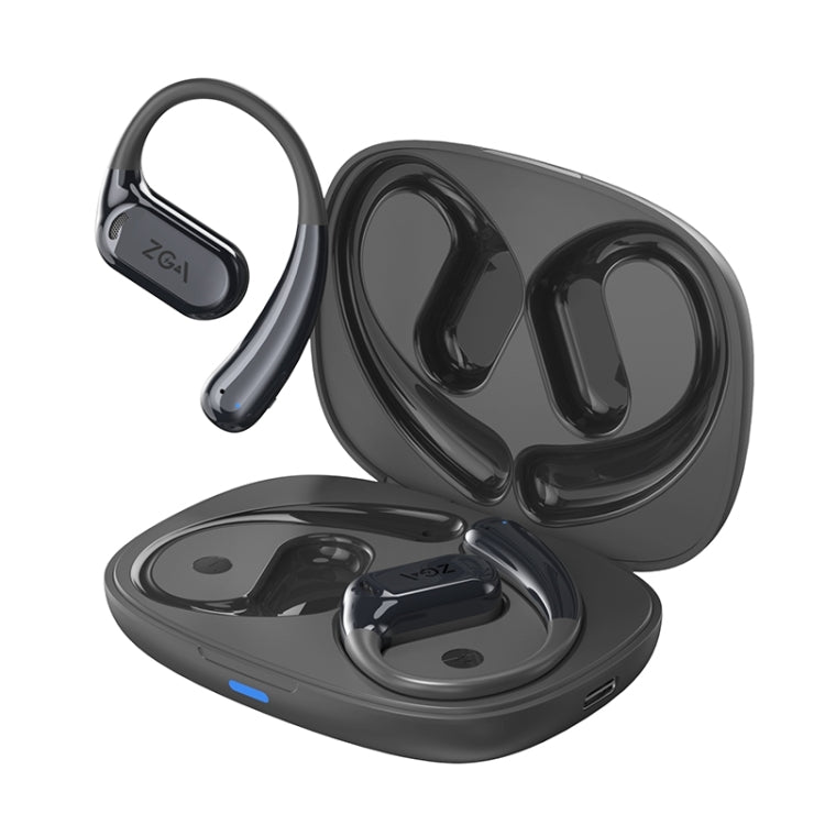 ZGA GS12 Ear-mounted Wireless Bluetooth Earphone(Black) by ZGA