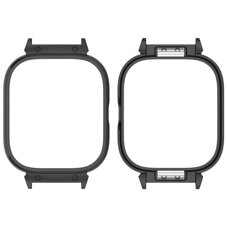 For CMF Watch Pro D395 20mm Metal Frame Watch Protective Case(Black) - Watch Case by buy2fix | Online Shopping UK | buy2fix