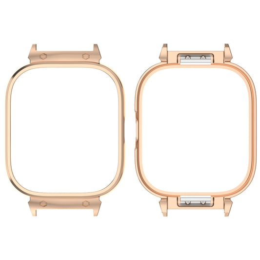 For CMF Watch Pro D395 20mm Metal Frame Watch Protective Case(Rose Gold) - Watch Case by buy2fix | Online Shopping UK | buy2fix