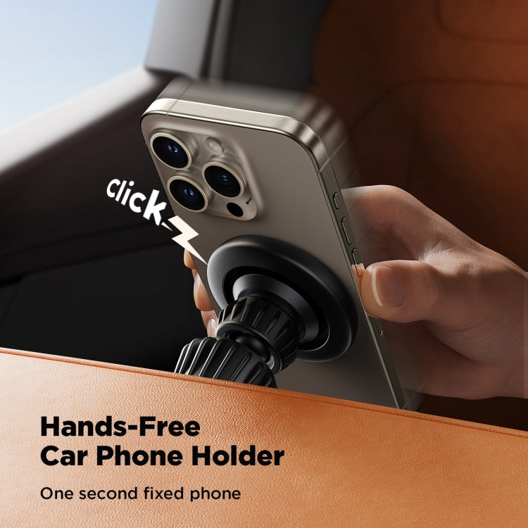 JOYROOM JR-ZS406 Magsafe Magnetic Car Phone Mount Air Vent Holder(Black) - Universal Car Holders by JOYROOM | Online Shopping UK | buy2fix