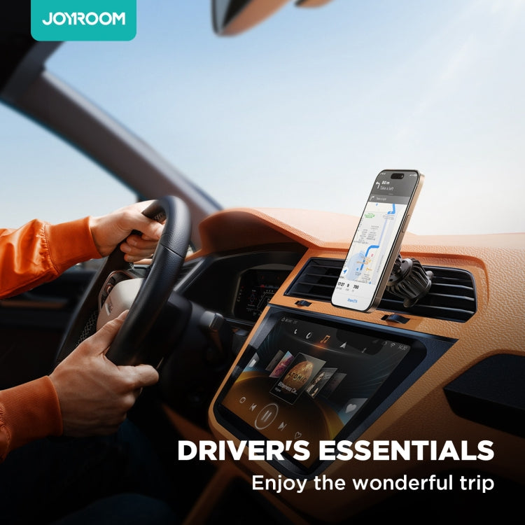 JOYROOM JR-ZS406 Magsafe Magnetic Car Phone Mount Air Vent Holder(Black) - Universal Car Holders by JOYROOM | Online Shopping UK | buy2fix