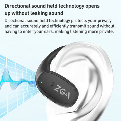 ZGA GS15 Ear-mounted Wireless Bluetooth Earphone(Black) by ZGA