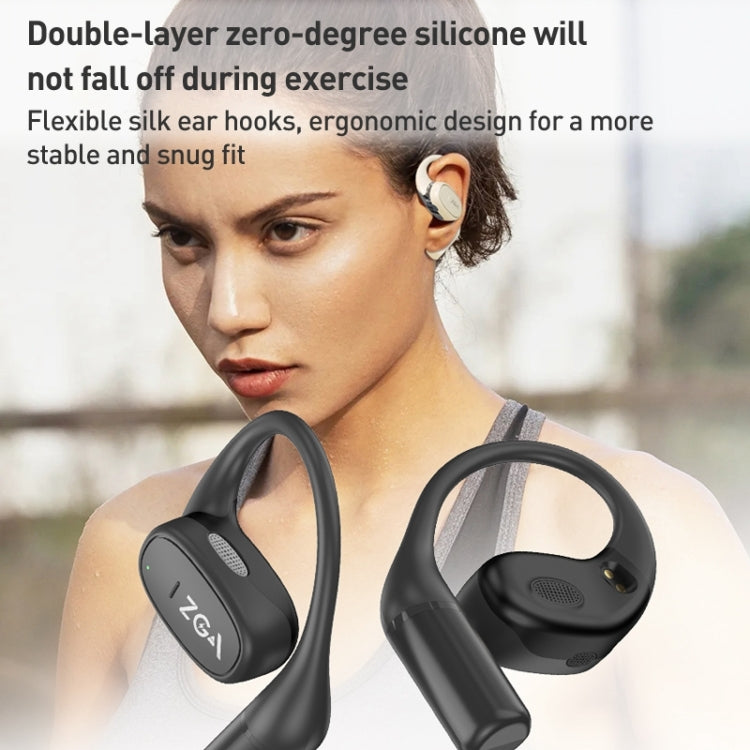 ZGA GS15 Ear-mounted Wireless Bluetooth Earphone(Beige) by ZGA
