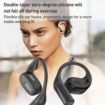 ZGA GS15 Ear-mounted Wireless Bluetooth Earphone(Black) by ZGA