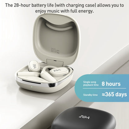 ZGA GS15 Ear-mounted Wireless Bluetooth Earphone(Beige) by ZGA