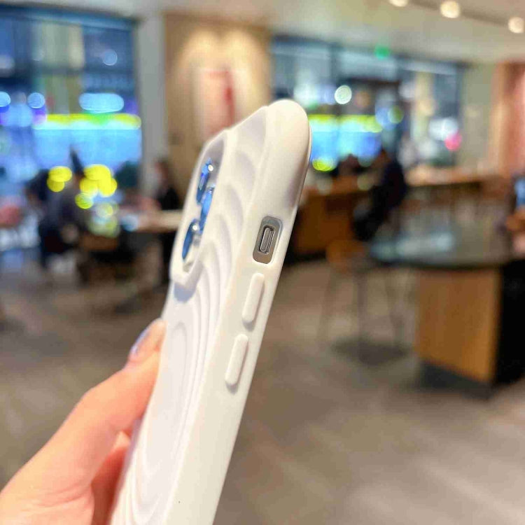 For iPhone 15 Pro Max MagSafe Magnetic Ring Texture TPU Phone Case(Black) by buy2fix