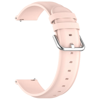 For CMF Watch Pro D395 / Watch Pro 2 22mm Round Tail Genuine Leather Watch Band(Pink) - Watch Bands by buy2fix | Online Shopping UK | buy2fix
