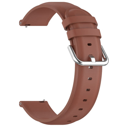For CMF Watch Pro D395 / Watch Pro 2 22mm Round Tail Genuine Leather Watch Band(Brown) - Watch Bands by buy2fix | Online Shopping UK | buy2fix