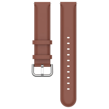 For CMF Watch Pro D395 / Watch Pro 2 22mm Round Tail Genuine Leather Watch Band(Brown) - Watch Bands by buy2fix | Online Shopping UK | buy2fix
