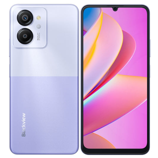 Blackview COLOR 8, 8GB+128GB, Fingerprint & Face Identification, 6.75 inch Android 13 Unisoc T616 Octa Core up to 2.2GHz, Network: 4G, OTG(Wisteria Purple) by Blackview