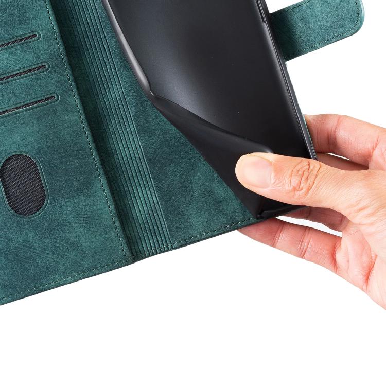 For iPhone Air Pen Heart Cat Embossed Leather Phone Case(Green) - iPhone Air Cases by buy2fix | Online Shopping UK | buy2fix