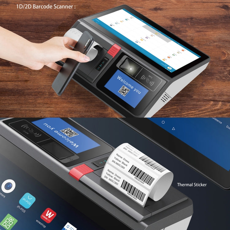 SGT-116 11.6 inch Capacitive Touch POS Terminal Cash Register, 2GB+32GB, RK3568 Quad Core Android 11(EU Plug) by buy2fix