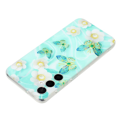For Samsung Galaxy A15 4G / 5G Colorful Painting Pattern TPU Phone Case(Butterflies) by buy2fix