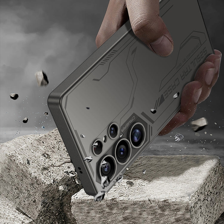 For Samsung Galaxy S25 Ultra 5G GKK AG Craft Skin Feel Exploration Edition Full Coverage Phone Case(Black) - Galaxy S25 Ultra 5G Cases by GKK | Online Shopping UK | buy2fix