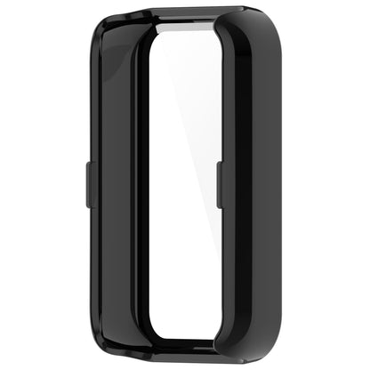 For Honor Band 9 PC + Tempered Film Integrated Watch Protective Case(Black) by buy2fix