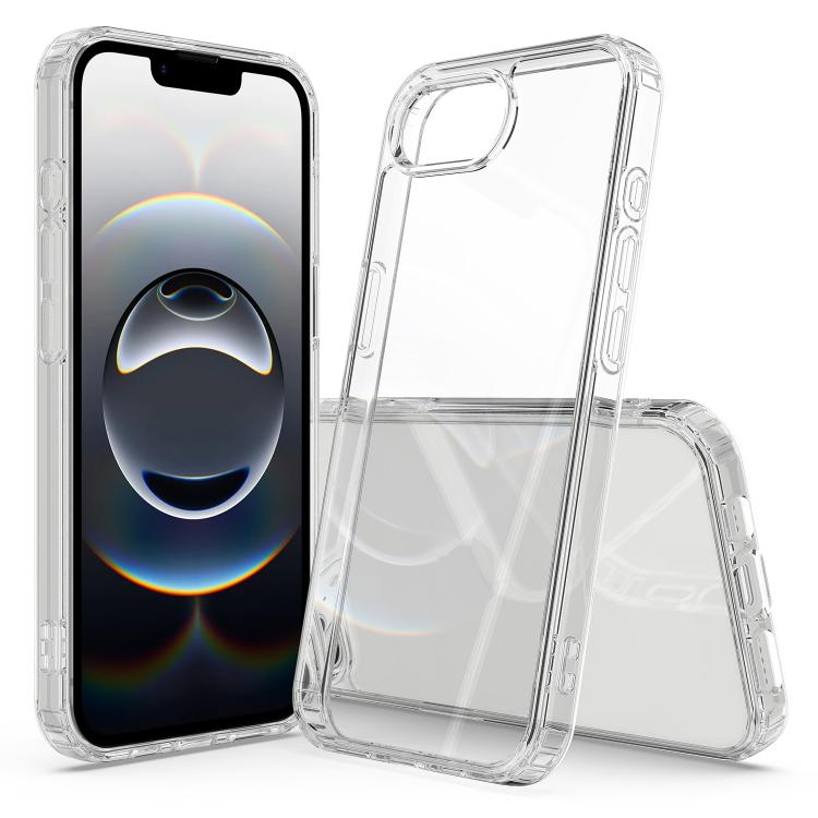 For iPhone 16e Scratchproof Acrylic TPU Phone Case(Transparent) by buy2fix