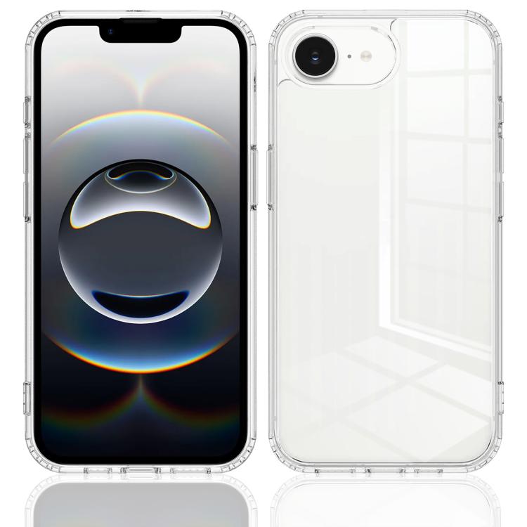 For iPhone 16e Scratchproof Acrylic TPU Phone Case(Transparent) by buy2fix