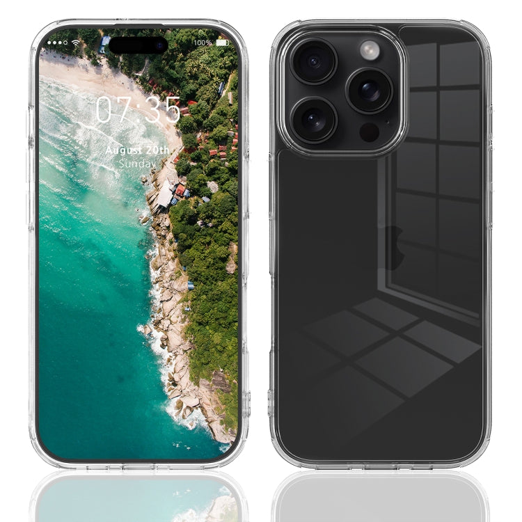 For iPhone 16 Pro Max Scratchproof Acrylic TPU Phone Case(Transparent) by buy2fix