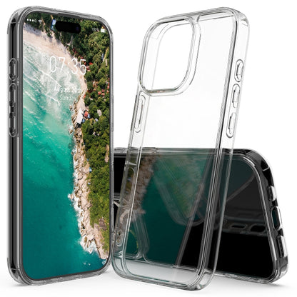 For iPhone 16 Pro Scratchproof Acrylic TPU Phone Case(Transparent) by buy2fix