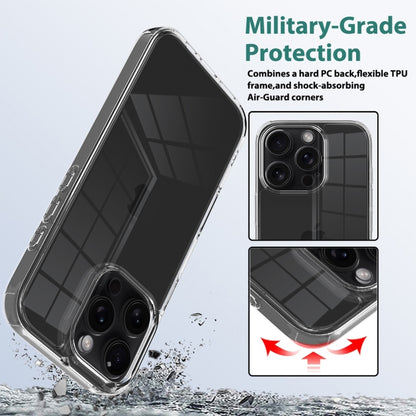 For iPhone 16 Pro Scratchproof Acrylic TPU Phone Case(Transparent) by buy2fix