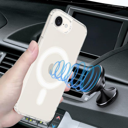 For iPhone 16e Magsafe Scratchproof Acrylic TPU Phone Case(Transparent) by buy2fix