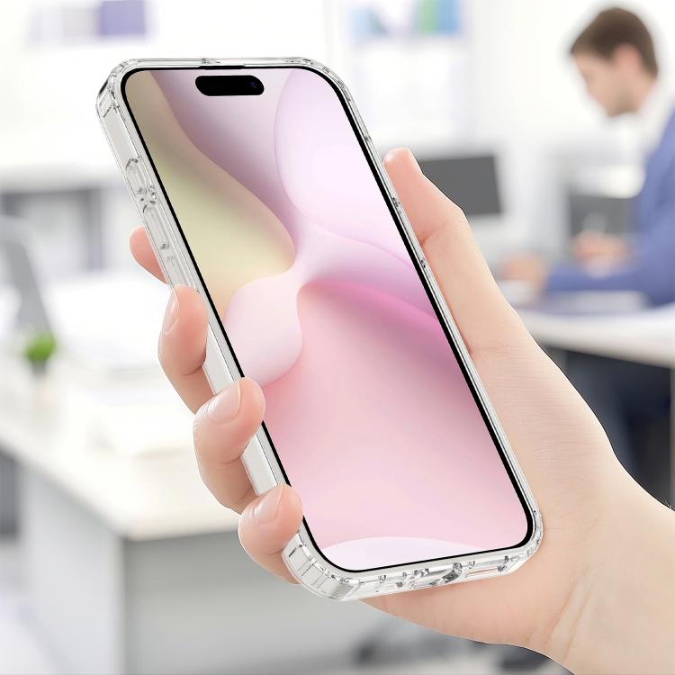 For iPhone 16e Magsafe Scratchproof Acrylic TPU Phone Case(Transparent) by buy2fix