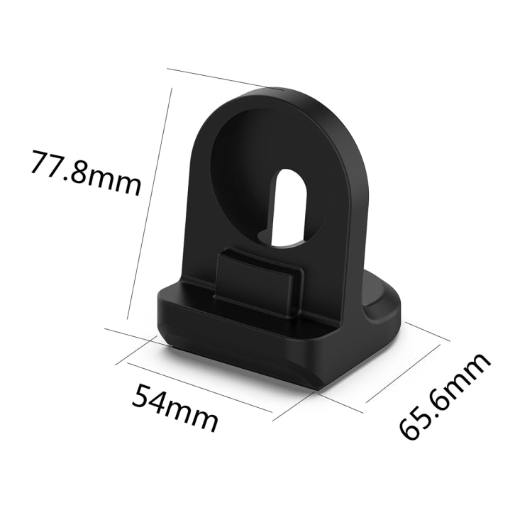 For Honor Watch GS 4 Smart Watch Silicone Charging Bracket without Charger(Black) by buy2fix