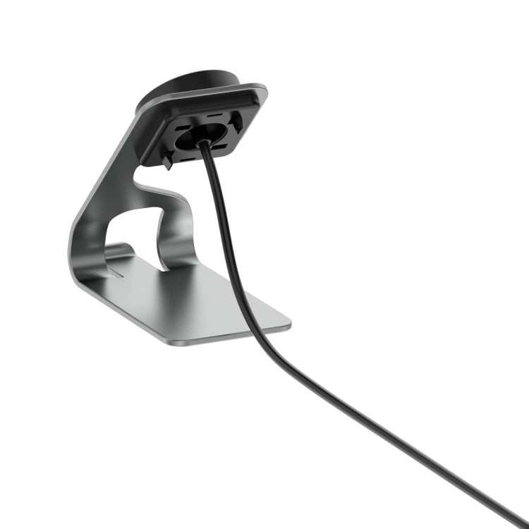 For Honor Watch 5 Portable Aluminum Alloy Magnetic Charger Holder with Chip Protection(Grey) by buy2fix