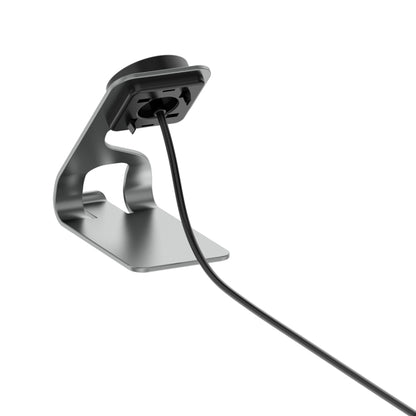 For Honor Watch 5 Portable Aluminum Alloy Magnetic Charger Holder with Chip Protection(Grey) by buy2fix