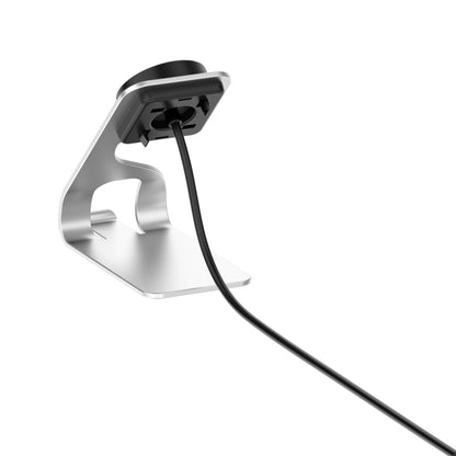 For Honor Watch 5 Portable Aluminum Alloy Magnetic Charger Holder with Chip Protection(Silver) by buy2fix