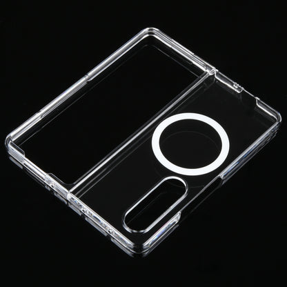 For Samsung Galaxy Z Fold4 MagSafe All-Inclusive Shockproof PC Phone Case(Transparent) by buy2fix