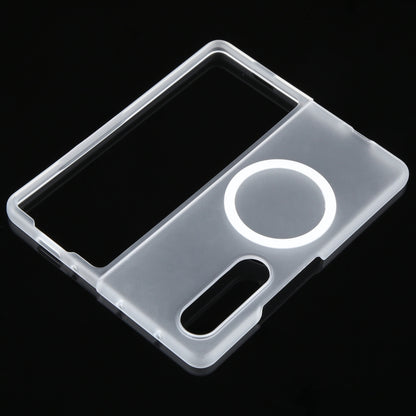 For Samsung Galaxy Z Fold4 MagSafe All-Inclusive Shockproof PC Phone Case(Transparent) by buy2fix