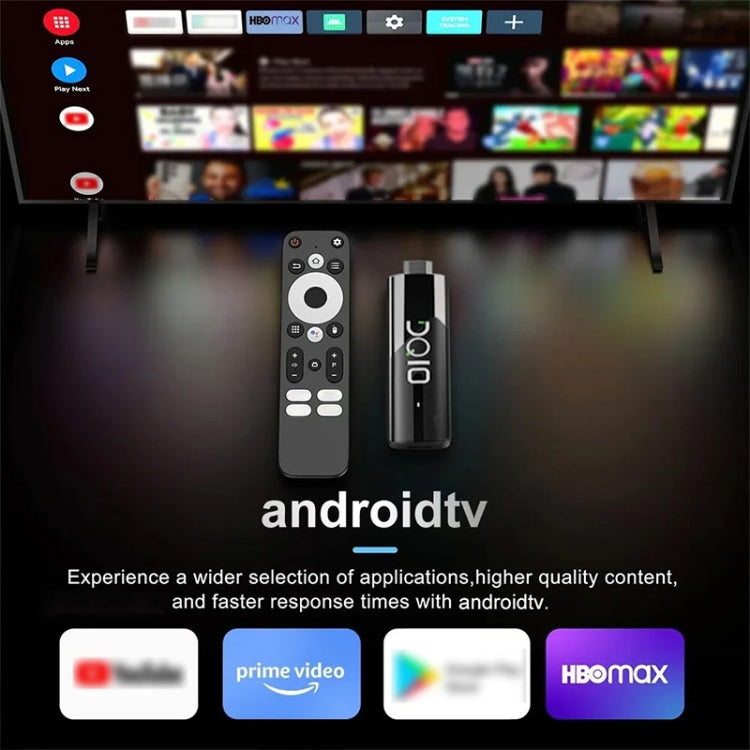 LEMFO DQ10 Allwinner H618 Quad Core ARM Cortex A53 8K HD Android TV Stick, RAM:4GB+32GB(UK Plug) by LEMFO