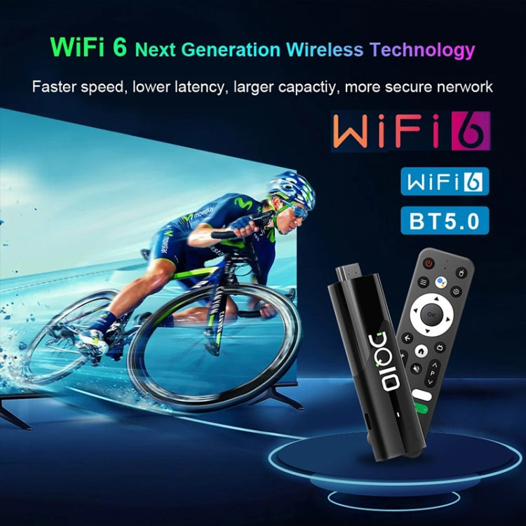 LEMFO DQ10 Allwinner H618 Quad Core ARM Cortex A53 8K HD Android TV Stick, RAM:4GB+32GB(UK Plug) by LEMFO