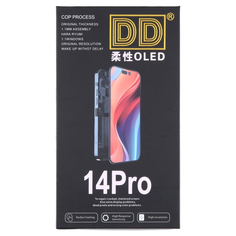 For iPhone 14 Pro DD Soft OLED Screen, Remove IC Need Professional Repair - LCD Related Parts by buy2fix | Online Shopping UK | buy2fix