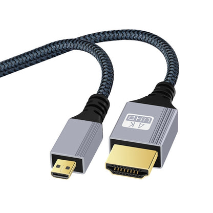 HDTV to Micro HDTV 4K 120Hz Computer Digital Camera HD Video Adapter Cable, Length:0.3m by buy2fix