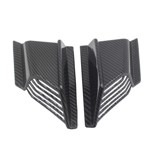 For Honda ADV160 2019-2023 Motorcycle Winglet Aerodynamic Wing Kit Spoiler(Carbon Fiber Texture) - Ornamental Parts by buy2fix | Online Shopping UK | buy2fix