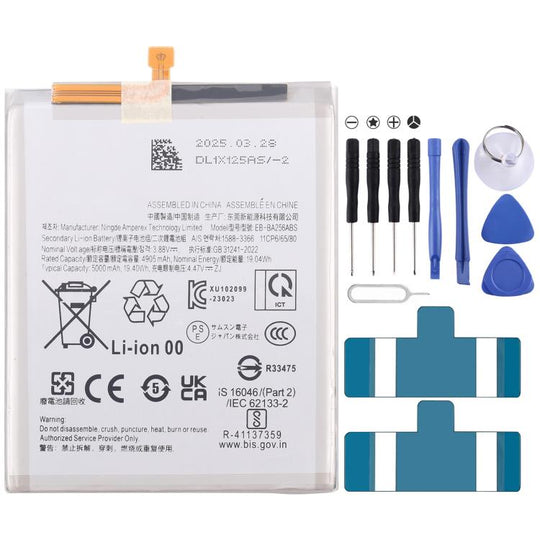 For Galaxy A25 5G A55 A256 5000mAh Battery Replacement