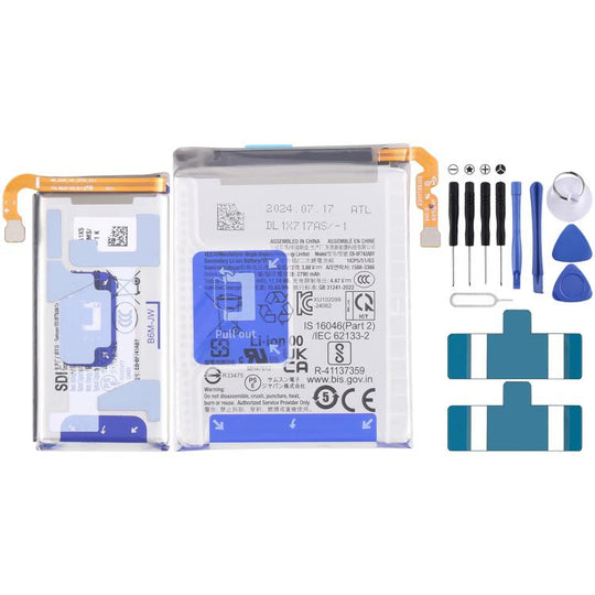 For Galaxy Z Flip6 2870mAh 1130mAh 1 Pair Battery Replacement