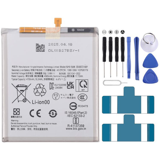 For Galaxy S24 FE 4700mAh Battery Replacement