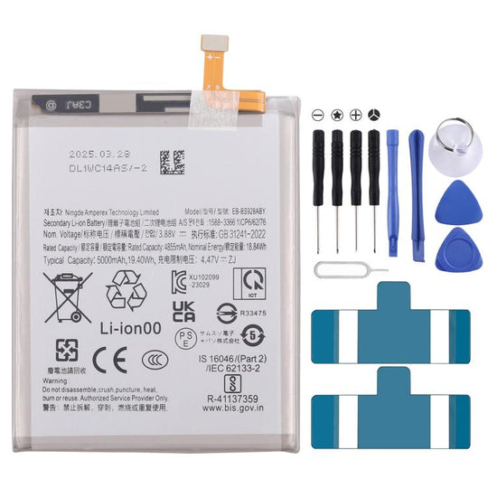 For Galaxy S24 Ultra 5G S928 5000mAh Battery Replacement