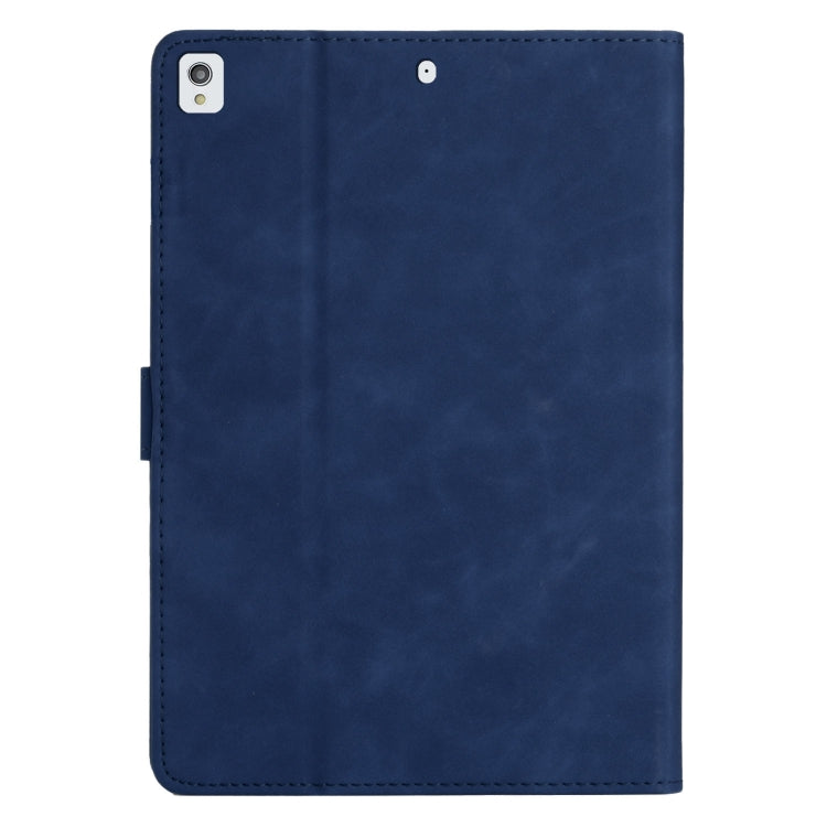 For iPad 10.2 2019/2020/10.5 2017/2019 Coconut Tree Embossed Smart Leather Tablet Case(Blue) - iPad Pro 10.5 inch Cases by buy2fix | Online Shopping UK | buy2fix