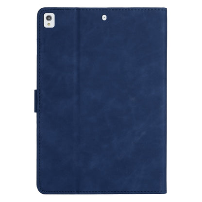 For iPad 10.2 2019/2020/10.5 2017/2019 Coconut Tree Embossed Smart Leather Tablet Case(Blue) - iPad Pro 10.5 inch Cases by buy2fix | Online Shopping UK | buy2fix