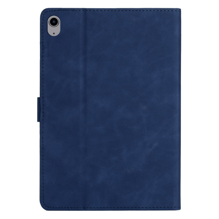 For iPad 2025 / 2022 Coconut Tree Embossed Smart Leather Tablet Case(Blue) - iPad 2025 / 2022 Cases by buy2fix | Online Shopping UK | buy2fix