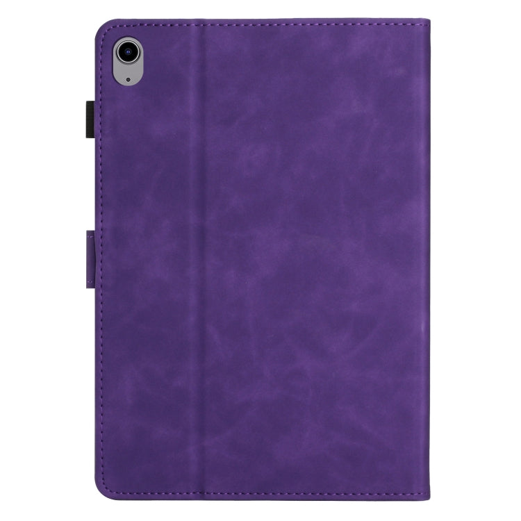 For iPad 2025 / 2022 Coconut Tree Embossed Smart Leather Tablet Case(Purple) - iPad 2025 / 2022 Cases by buy2fix | Online Shopping UK | buy2fix