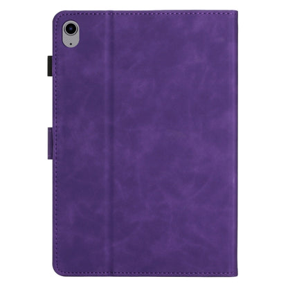 For iPad 2025 / 2022 Coconut Tree Embossed Smart Leather Tablet Case(Purple) - iPad 2025 / 2022 Cases by buy2fix | Online Shopping UK | buy2fix