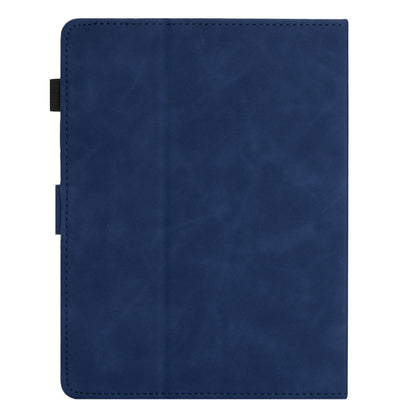 For 10 inch Universal Coconut Tree Embossed Leather Tablet Case(Blue) - 10 - 11 inch by buy2fix | Online Shopping UK | buy2fix